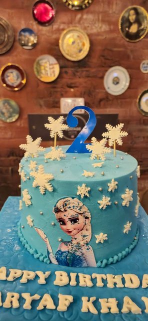 A custom cake made at The Vintage Home