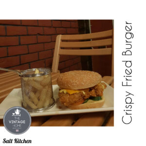 CRISPY FRIED BURGER