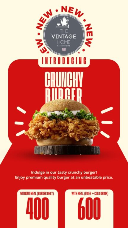 CRUNCHY BURGER